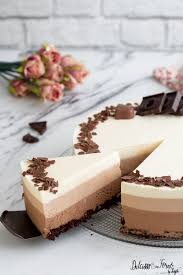 Torta Ai Tre Cioccolati Ricette Dolci Dolci Torte