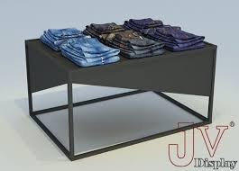 Retail Display Table For Store Iron Furniture Clothing Store Displays Retail Display