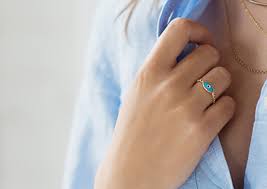 The chain is shorter so, it #ad with lunar new year right around the corner, mejuri asked me to share my top picks and how i plan to ring in the new year! Mejuri Gold Evil Eye Chain Ring Giftagram
