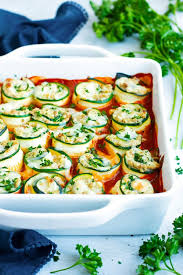 Zucchini Lasagna Roll Ups Keto Low Carb