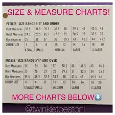Easy Sizing Charts Easy Sizing Charts Tonistwinkles Other