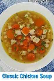 Let simmer for 2 ¼ hours, then add vegetables and cook for 45 more minutes. Classic Chicken Soup Just Like Mom S Dancing Through The Rain