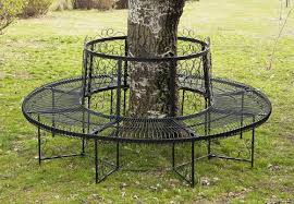 Bank unter dem baum stockfoto. Rundbank Xxl D 200cm Aus Metall Bank Baumbank Sitzbank Gartenbank Schmiedeeisen Dandibo