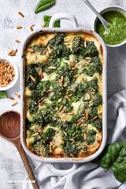 Vegane Lasagne Rezept Mit Linsen Bolognese Und Spinat Nicest Things Lasagne Rezept Rezepte Mit Linsen Vegane Lasagne