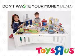 Sadly, toys'r'us has closed all of their stores, except for the ones in canada, which are still open and still selling imaginarium train sets and tables. 5 Star Rated Fao Schwarz Play Table On Sale For 99 At Toys R Us That S 50 Off