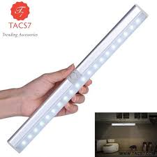Portable 20 Led Usb Rechargeable Light Sensor Pir Mtion Cabinet Closet Light For Kitchen Stairs Rechargeable Light Light Sensor Closet Lighting
