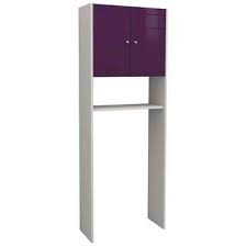 Pont Rangement Wc Machine A Laver Soramena Coloris Aubergine Pas Cher C Est Sur Conforama Fr Large Choix Prix Di Rangement Wc Rangement Machine A Laver
