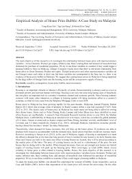 Edgeprop.my is malaysia's most useful property website for home buyers and investors. Pdf Empirical Analysis Of House Price Bubble A Case Study On Malaysia