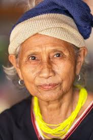 Karen tribe elderly woman editorial image. Image of grandmother