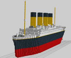 lego rms titanic 7ft model hgerman's