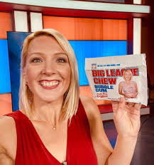 Hey look, dad!!! I think Big League Chew cover beats billboard!?!? Stay  with WBFF FOX 45 for a LIVE bubble gum challenge this morning!!