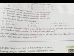 Di antara bilanggan bilanggan berikut, manahkah yang merupakan bilanggan prima? Latihan 4 Nomor 4 Halaman 89 Bilangan Kuadrat Youtube