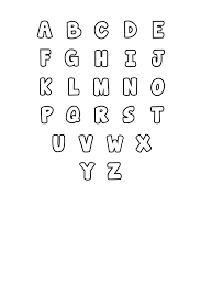free printable bubble letter alphabet stencils artofit