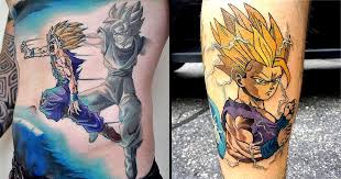 As a conspicuous body part and one we use in our daily tradings, inking a symbol of power on the arm shows the vigor we possess and let everyone know we have it at one glance. 10 Powerful Gohan Tattoos Dragon Ball Tattoo Tattoos Z Tattoo