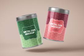 Download Glossy Round Tin Can Box Mockup Set In 2020 Box Mockup Canning Mockup PSD Mockup Templates