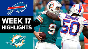 Do not miss dolphins vs bills game. Bills Vs Dolphins Nfl Week 17 Game Highlights Youtube