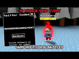 Also here you could find here all of the valid sans multiversal battles (roblox game through flygeil) codes in one up to date list. Escritosdeisabella Sans Multiversal Battles Codes Sans Multiversal Battles Codes 2021 February Roblox Rebirth Simulator 2 0 Codes February 2021 Roblox Rebirth Simulation By Using The New Active Sans Multiversal Battles Codes