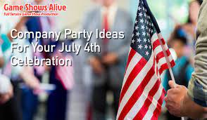 Not only is it great fun, it's also an opportunity for employees to exercise their strategy and logic skills, as well as teamwork skills. Company Party Ideas To Get Into The Spirit Of Independence Day