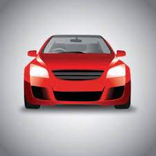 Vector Sports Red Car Front View
