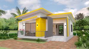 This allows for a private and quite area for the bedrooms. Small House Plans 7 5x11 With 2 Beds Full Plans Samhouseplans