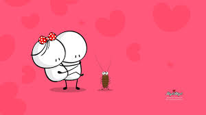 Pin By Dawn Miller On Bugs Grubs Cute Paintings Cute Couple Drawings Heart Drawing