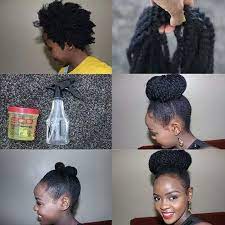Marley Bun Marley Hair Natural Hair Updo Natural Hair Styles
