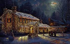 87 free videos of christmas background. Canvas Oil Painting Christmas Movies National Lampoons Christmas Vacation Christmas Lights Wallpapers Hd Desktop And Mobile Backgrounds