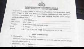 Djoko Tjandra Rapid Test Di Pusdokkes Profesinya Konsultan Bareskrim