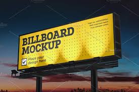 Billboard Mockup Set In 2020 Billboard Mockup Outdoor Advertising Mockup Outdoor Advertising