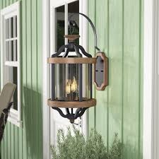 Neville 3 Light Outdoor Wall Lantern Reviews Birch Lane