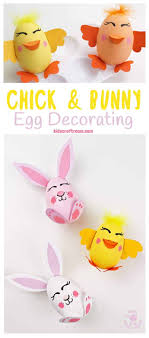 See more ideas about egg decorating, easter egg decorating, easter. Bunny And Chick Egg Decorating Ideas Kids Craft Room
