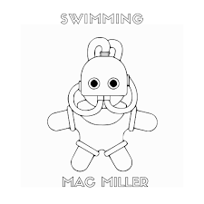 Swimming Mac Miller Tattoos Mac Miller Rapper Art