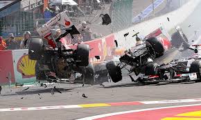 Motogp hat ihm zu ehren eine schweigeminute eingelegt. Jenson Button Wins Belgian Grand Prix After Lewis Hamilton Fernando Alonso Crash Daily Mail Online