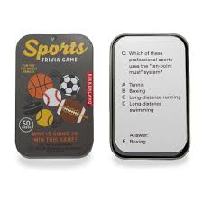 Please, try to prove me wrong i dare you. Kikkerland Design Inc Sports Trivia Game Portage Bay Goods