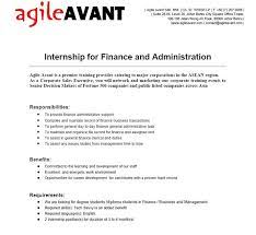 Perform a job search, find jobs that match your skills, and apply for nhs jobs online. Agile Avant Sdn Bhd Internship For Finance And Administration