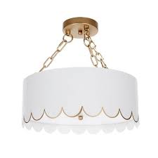 Jane Semi Flush Mount In Blue Brooke Lou In 2020 Ceiling Fixtures Flush Mount Ceiling Lights Flush Mount Ceiling Light Fixtures