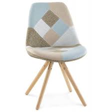 Um einen guten tisch gibt es gute stühle. Stuhl Patchwork Stil Skandinavischen Bohmischen Stoff Blau Grau Beige