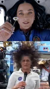 Why Did Katy Perry Hair Not Float In Space? #katyperry #space #blueorigin  #spacelaunch