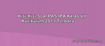 Check spelling or type a new query. Kisi Kisi Pas Ipa Kelas 7 Kurikulum 2013 Revisi 2020 2021 Programpendidikan Com