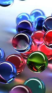 Download Colorful 3d Transparent Balls Wallpaper Wallpapers Com In 2021 3d Wallpaper Iphone Iphone Wallpaper Cool 3d Wallpapers