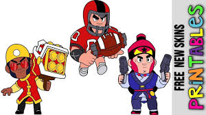 The following brawlers are included in the gallery. New Brawl Stars Skins 2019 Free Printables Brawl Stars Gene Cute Star Coloring Pages Brawl Drawing Lessons For Kids