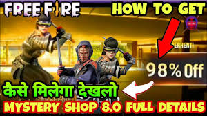 Install the downloader app from your respective app store (amazon app store or google play) and turn on apps from unknown sources in. Freefire Mystery Shop 8 0 Full Details How To Get 90 Discount New Mystery Shop 8 0 Free Fire Youtube