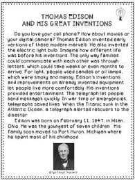 Thomas Edison Wax Museum School Project Thomas Edison Thomas Edison Activities