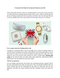 The holiday season is right around the corner and you might be struggling on what to purchase those. 6 Awesome Gift Ideas For The Special Women In Your Life By Vietnams Florist Issuu