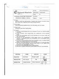 7 contoh surat pernyataan dalam berbagai kasus gratis doc file. Sop Penarikan Produk