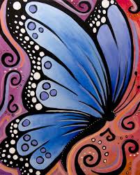 Uncork Your Inner Artist Butterfly Painting Art Painting Whimsical Paintings