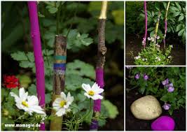 Sieben tontöpfe (drei gleich große für die füße, körper und kopf, zwei kleinere für die arme und zwei winzige für die hände) Mamagie Garten Deko Gartendeko Selbstgemacht Garten