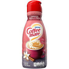 Having never used coffee creamer i am unsure of what it is made with. Cinnamon Vanilla Creme Flavored Coffee Creamer 32oz Official Coffee Mate