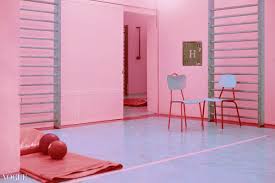 Gym Aesthetics Gym Interior Vintage Interiors Pink Gym