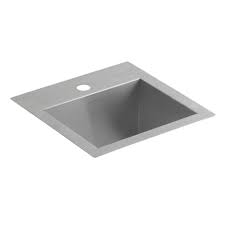 kohler lyric dual mount stainless steel